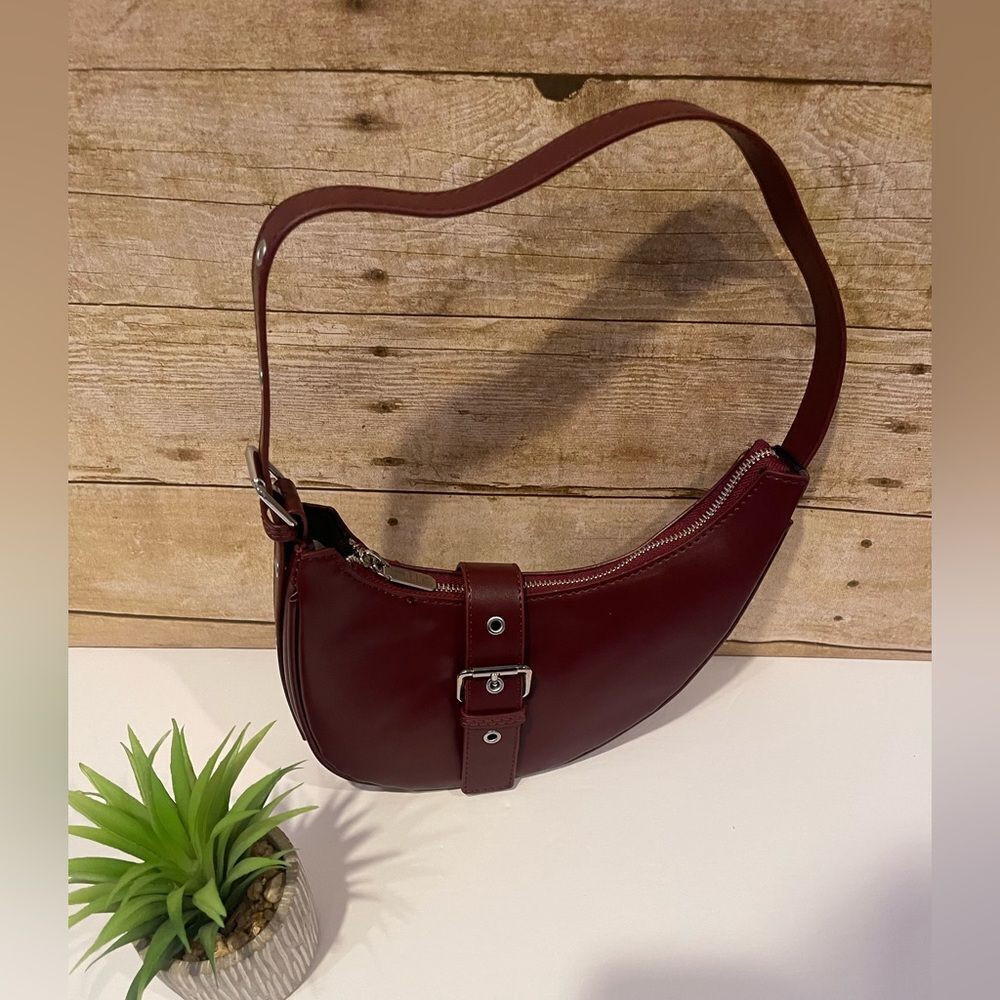 8 Other Reasons- Elegant Burgundy Shoulder Bag